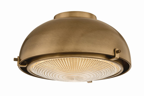 Fritz One Light Flush Mount in Patina Brass (67|C2713-PBR)