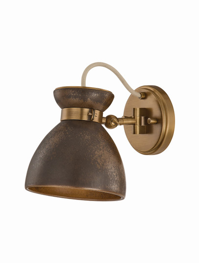 Allston One Light Wall Sconce in Patina Brass (67|B7307-PBR/CMU)