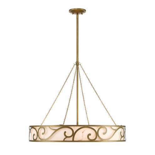 Halstead Eight Light Chandelier in Antique Patina (51|1-1269-8-339)