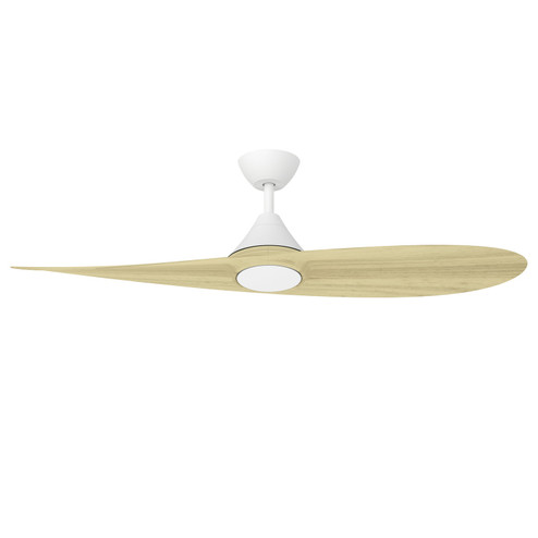 Surf 56'' Ceiling Fan in Matte White / White Oak (16|88742WTMWWO)