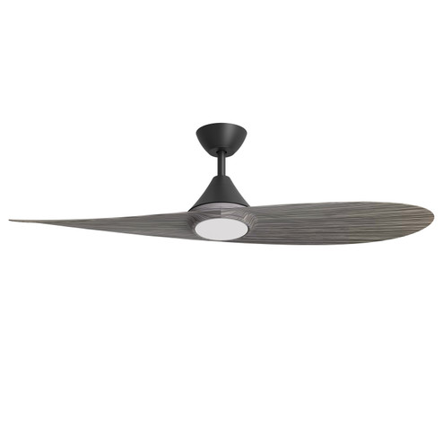 Surf 56'' Ceiling Fan in Black / Grey Wood (16|88742WTBKGWD)