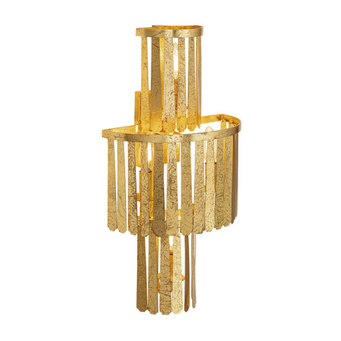 Regalia Three Light Wall Sconce in Gold Leaf (16|28763GL)