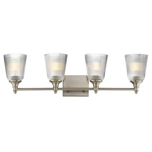 Julip Four Light Bath Vanity in Satin Nickel (16|21544CRSN)