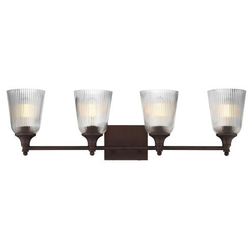 Julip Four Light Bath Vanity in Dark Bronze (16|21544CRDBZ)