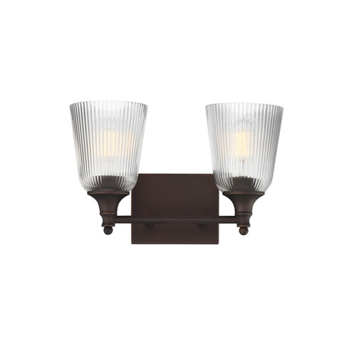 Julip Two Light Bath Vanity in Dark Bronze (16|21542CRDBZ)