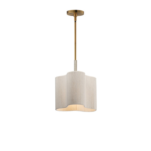 Corsica One Light Pendant in Natural Aged Brass (16|12831OFNAB)
