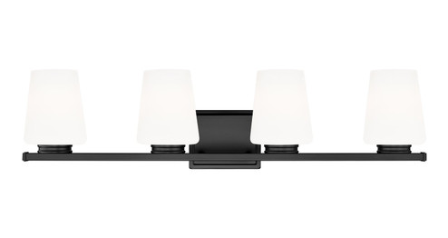 Nextra Four Light Vanity in Matte Black (224|7703-4V-MB)