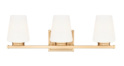 Nextra Three Light Vanity in Modern Gold (224|7703-3V-MGLD)