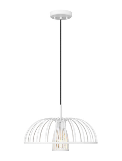 Valencia One Light Pendant in Texture White (224|623P16-TXWH)