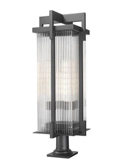 Fortis Three Light Outdoor Pier Mount in Sand Black (224|5031PHXLR-533PM-BK)