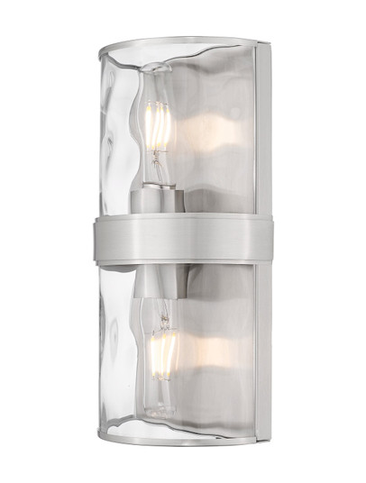 Meridian Two Light Wall Sconce in Brushed Nickel (224|3053-2SS-BN)