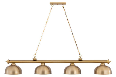 Cordon Four Light Billiard in Heritage Brass (224|2306-4HBR-D13HBR)