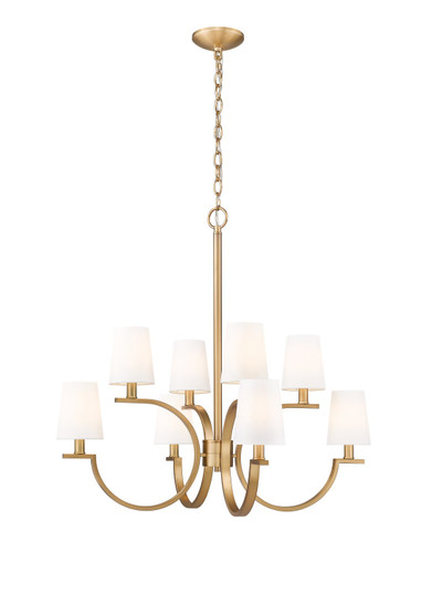 Cordelia Eight Light Chandelier in Modern Gold (224|2016-8MGLD)