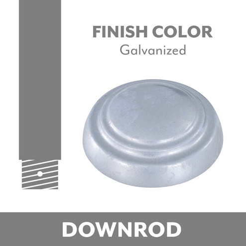Minka Aire Down Rod in Galvanized (15|DR524-GL)