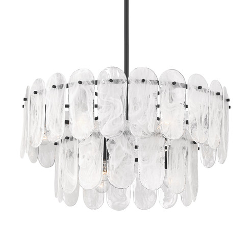 Oldmill Nine Light Pendant in Dark Matte Black (7|2599-899)