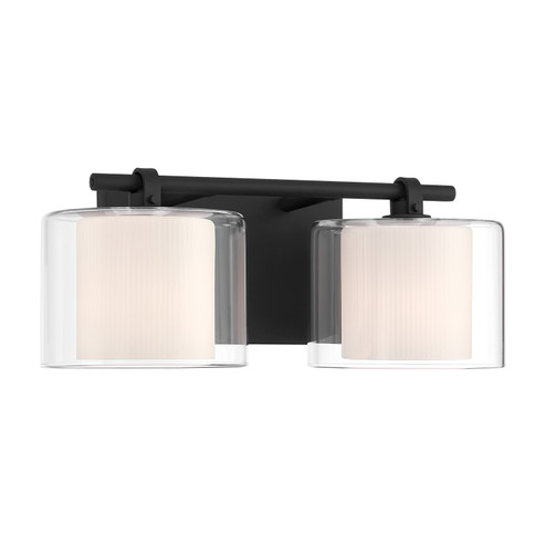 Seville Two Light Vanity in Dark Matte Black (7|2062-899)