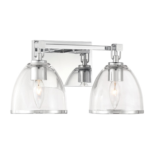 Wynnfrost Two Light Vanity in Chrome (7|15022-77)