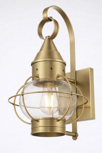 Ellington One Light Wall Sconce in Antique Brass (405|9631-AB-CL)
