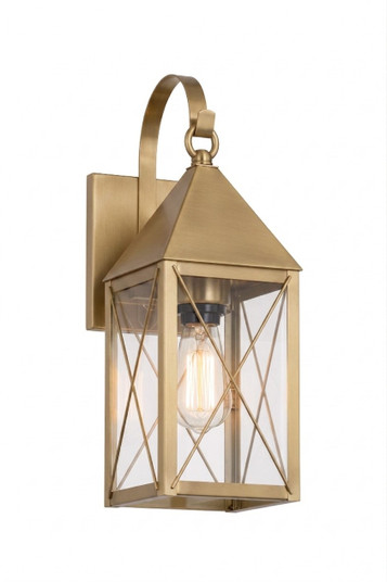 Ashford One Light Wall Sconce in Antique Brass (405|9521P-X-AB-CL)