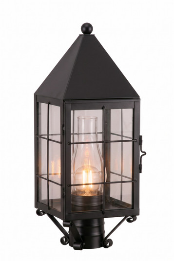 Ashford One Light Post Lantern in Matte Black (405|9520-H-BK-CL-C)
