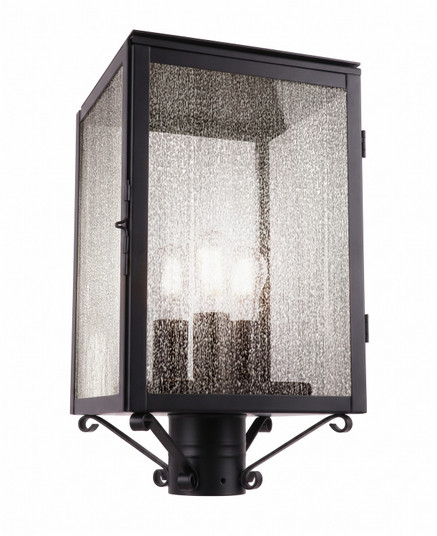 Westbrook Three Light Post Lantern in Matte Black (405|94510-BK-SDY)