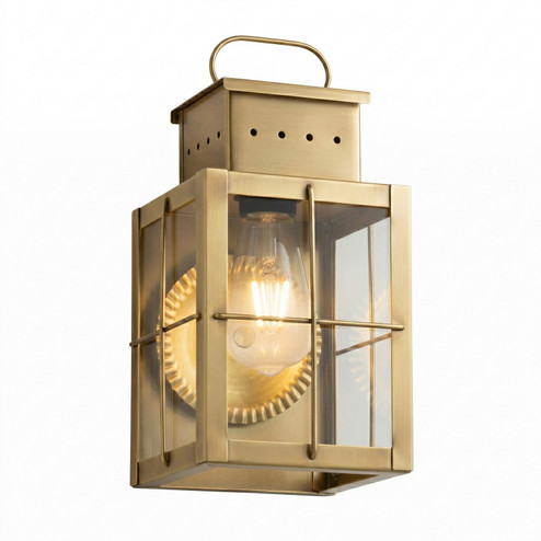 Norfield One Light Wall Sconce in Antique Brass (405|9431-H-AB-CL)