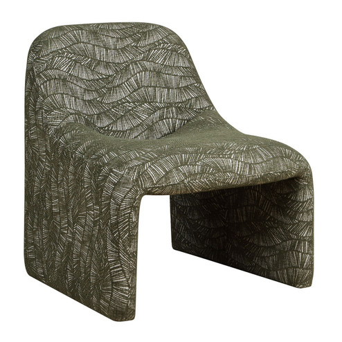 Menlo Accent Chair in Olive Green Over An Off-white (52|53148)