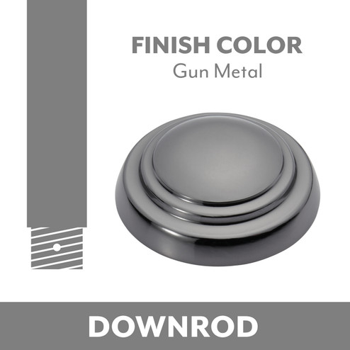 Minka Aire Down Rod in Gun Metal (15|DR512-GM)