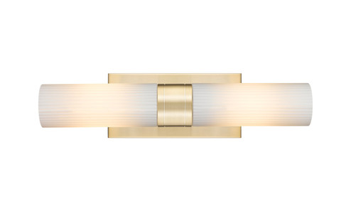 Downtown Urban Two Light Bath Vanity in Champagne Bronze (405|617-2W-CB-G617-8SWH)