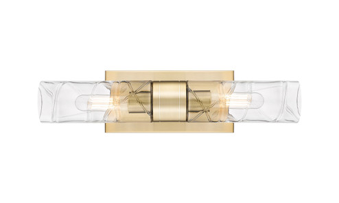 Downtown Urban Two Light Bath Vanity in Champagne Bronze (405|617-2W-CB-G617-8DE)