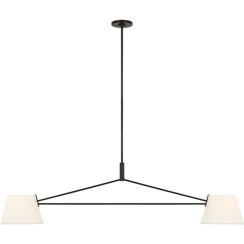 Hale Two Light Chandelier in Estate Brass (454|SCRJLS193EBSWL-LI)