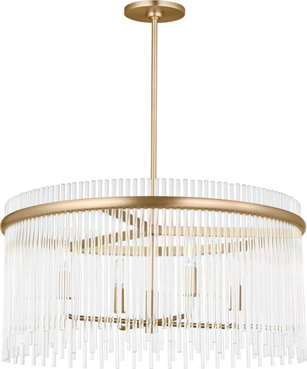 Finley Four Light Chandelier in Midnight Black (454|SCDJCH142MBKCAR-LI)