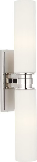 Fairfax Two Light Bath Vanity in Polished Nickel (454|SCCHCVN108PNOEG-LI)