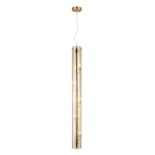 Chroman Empire Five Light Pendant in Satin Gold (137|AC1072SG)