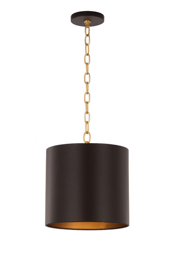 Cannery Three Light Pendant in Dark Bronze / French Gold (137|323P03DBFG)