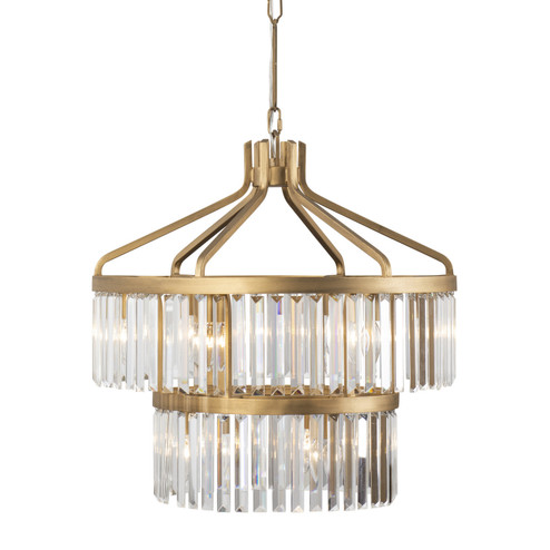 Social Club Nine Light Pendant in Havana Gold (137|297P09HG)