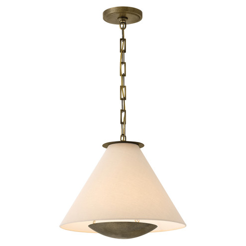 Linden One Light Pendant in Textured Heritage Brass (13|32954THB)