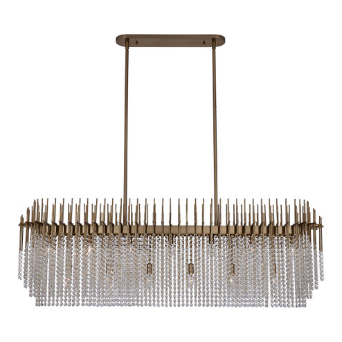 Estrella 13 Light Linear Pendant in Brushed Champagne Gold (238|037662-038-FR001)