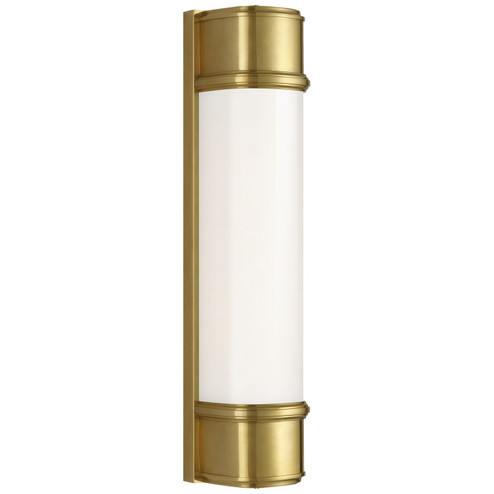 Rally LED Bath Sconce in Hand-Rubbed Antique Brass (268|TOB 2521HAB-WG)