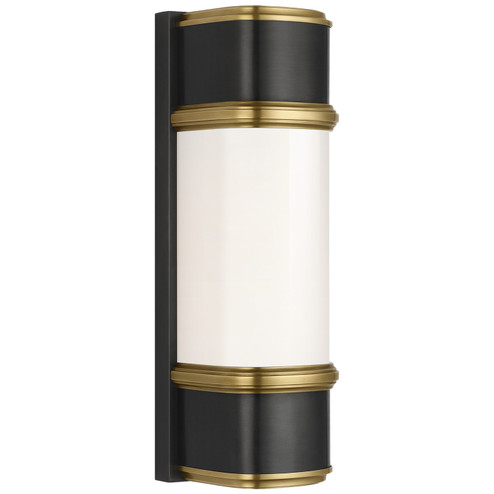 Rally LED Bath Sconce in Bronze and Hand-Rubbed Antique Brass (268|TOB 2520BZ/HAB-WG)