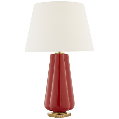 Penelope LED Table Lamp in Berry Red (268|AH 3137BYR-L-CL)
