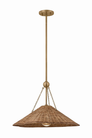 Annmarie One Light Pendant in Patina Brass (428|H1161701S-PBR)