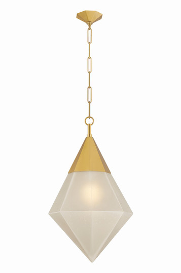 Angelique One Light Pendant in Vintage Polished Brass (68|383-16-VPB)