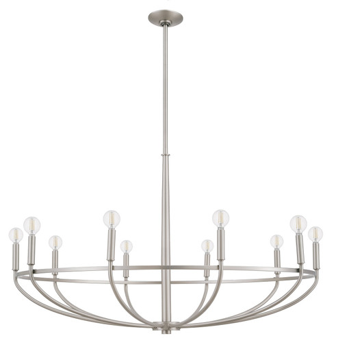 Walsen Ten Light Chandelier in Antique Nickel (577|208404A)