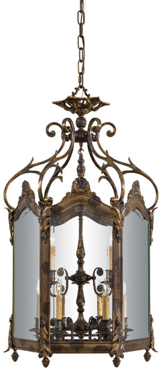 Metropolitan Family Nine Light Foyer Pendant in Oxide Brass (29|N952011)