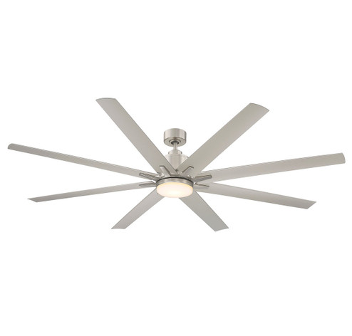 Bluffton 72'' Outdoor Ceiling Fan in Brushed Nickel (446|M2025BN)