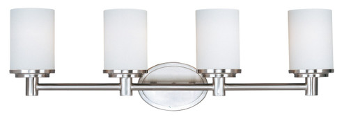 Cylinder Four Light Bath Vanity in Satin Nickel (16|9054SWSN)