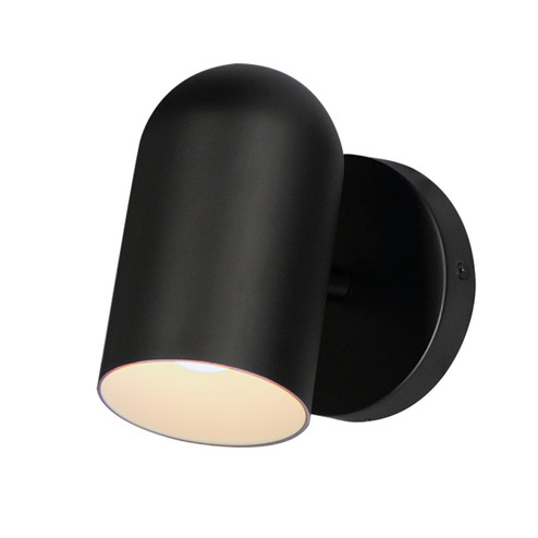Spot Light LED Outdoor Wall Sconce in Black (16|62003BK)