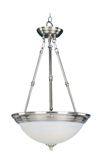 Essentials - 584x Three Light Pendant in Satin Nickel (16|5845MRSN)