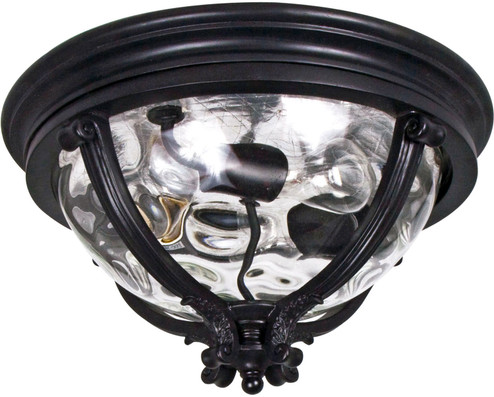 Camden VX Three Light Outdoor Ceiling Mount in Black (16|41420WGBK)